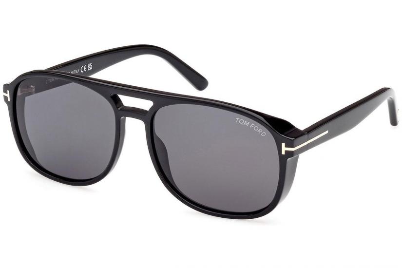 Tom Ford ROSCO (FT1022-01A) 58 | Unisex Siyah Güneş Gözlüğü